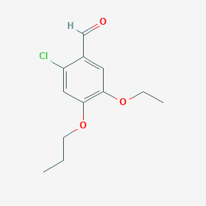 2-Chloro-5-ethoxy-4-propoxybenzaldehyde - 692275-23-3