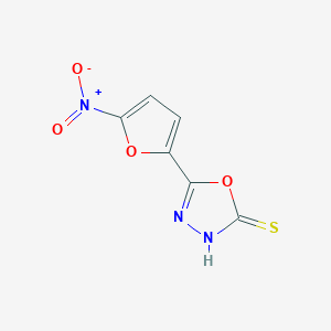 5-(5-Nitro-2-furyl)-1,3,4-oxadiazole-2-thiol - 94646-96-5