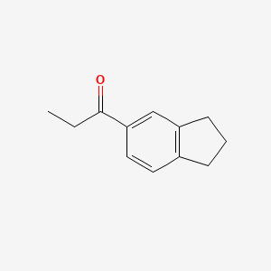 1-(2,3-dihydro-1H-inden-5-yl)propan-1-one - 63998-49-2