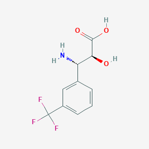 (2S,3S)-3-Amino-2-hydroxy-3-(3-(trifluoromethyl)phenyl)propanoic acid - 959578-49-5
