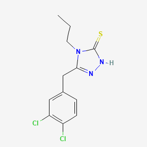5-(3,4-Dichlorobenzyl)-4-propyl-1,2,4-triazole-3-thiol - 306936-92-5
