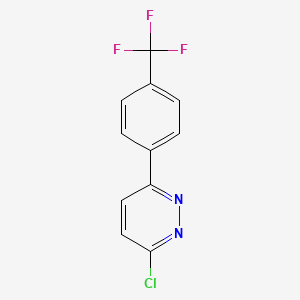 3-Chloro-6-[4-(trifluoromethyl)phenyl]pyridazine - 66548-88-7