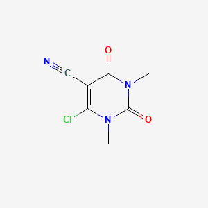 6-Chloro-1,3-dimethyl-2,4-dioxo-1,2,3,4-tetrahydropyrimidine-5-carbonitrile - 69337-31-1