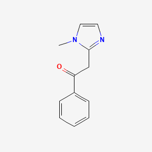 2-(1-methyl-1H-imidazol-2-yl)-1-phenylethanone - 52083-24-6