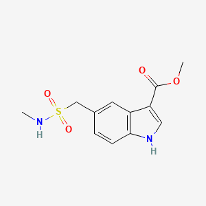 5-Methylsulfamoylmethyl-1H-indole-3-carboxylic acid methyl ester - 934236-31-4