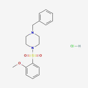 1-Benzyl-4-(2-methoxy-benzenesulfonyl)-piperazine hydrochloride - 864759-66-0