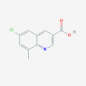 6-Chloro-8-methylquinoline-3-carboxylic acid - 948289-56-3