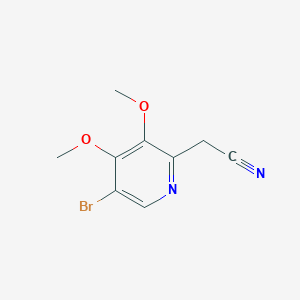 (5-Bromo-3,4-dimethoxypyridin-2-yl)acetonitrile - 850349-70-1