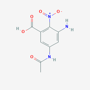 5-(acetylamino)-3-amino-2-nitrobenzoic acid - 54002-31-2