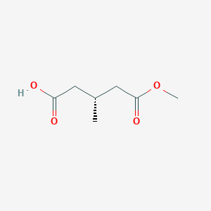 (R)-1-Methyl hydrogen 3-methylglutarate - 63473-60-9