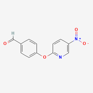 4-[(5-Nitropyridin-2-yl)oxy]benzaldehyde - 