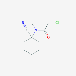2-chloro-N-(1-cyanocyclohexyl)-N-methylacetamide - 78734-79-9