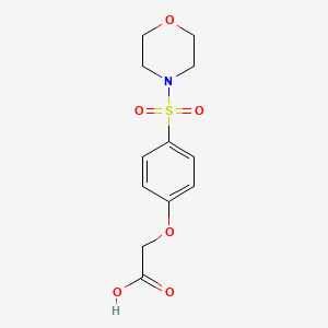 [4-(Morpholin-4-ylsulfonyl)phenoxy]acetic acid - 36691-78-8