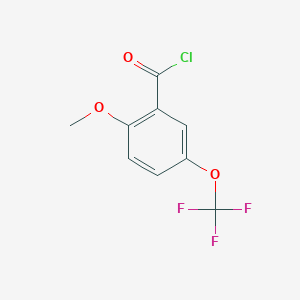 2-Methoxy-5-(trifluoromethoxy)benzoyl chloride - 191604-91-8