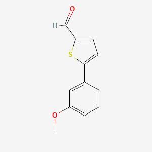 5-(3-Methoxyphenyl)thiophene-2-carbaldehyde - 249504-37-8