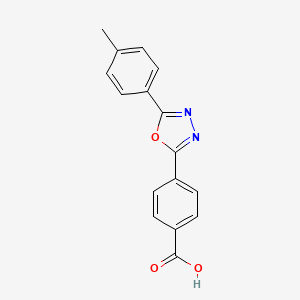 4-[5-(4-methylphenyl)-1,3,4-oxadiazol-2-yl]benzoic Acid - 873208-67-4