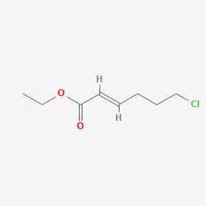 6-Chloro-trans-2-hexenoic acid ethyl ester - 72448-92-1