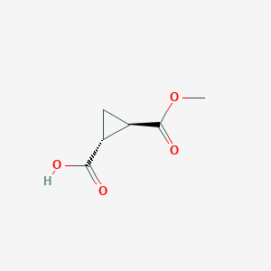 (1R,2R)-rel-2-(Methoxycarbonyl)cyclopropanecarboxylic acid - 52920-02-2