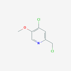 4-Chloro-2-(chloromethyl)-5-methoxypyridine - 28104-31-6
