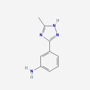 3-(5-methyl-4H-1,2,4-triazol-3-yl)aniline - 915924-22-0