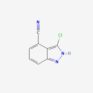 1H-Indazole-4-carbonitrile, 3-chloro- - 
