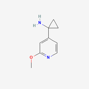 1-(2-Methoxypyridin-4-YL)cyclopropan-1-amine - 1060806-99-6