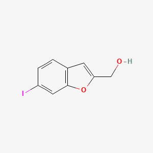 (6-Iodobenzofuran-2-yl)methanol - 1089682-09-6