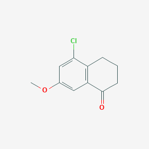 5-Chloro-7-methoxy-1,2,3,4-tetrahydronaphthalen-1-one - 1092348-22-5