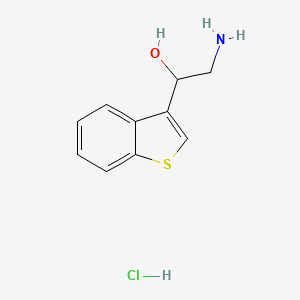 2-Amino-1-benzo[b]thiophen-3-yl-ethanol hydrochloride salt - 1131-03-9