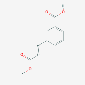 Benzoic acid, 3-[(1E)-3-methoxy-3-oxo-1-propenyl]- - 115974-96-4