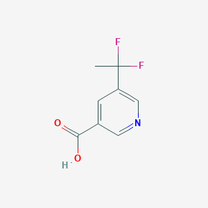 5-(1,1-Difluoroethyl)pyridine-3-carboxylic acid - 1211530-26-5