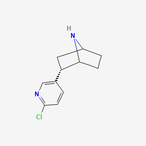 (2S)-2-(6-Chloropyridin-3-yl)-7-azabicyclo[2.2.1]heptane - 1246242-22-7