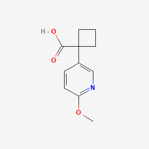 1-(6-Methoxypyridin-3-YL)cyclobutanecarboxylic acid - 1260670-16-3