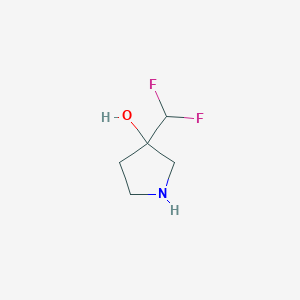 3-(Difluoromethyl)pyrrolidin-3-ol - 1423024-18-3