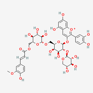 Cyanidin 3-xylosyl(feruloylglucosyl)galactoside - 142561-99-7