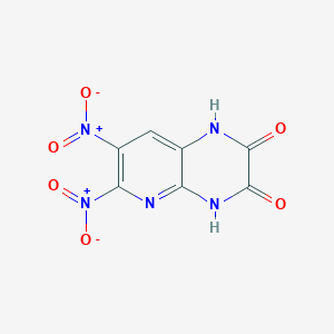 6,7-Dinitro-1,4-dihydropyrido[2,3-b]pyrazine-2,3-dione - 144435-10-9
