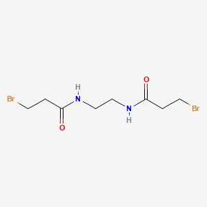 3-bromo-N-[2-(3-bromopropanoylamino)ethyl]propanamide - 16044-35-2