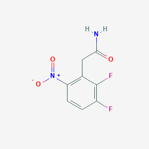 2-(2,3-Difluoro-6-nitrophenyl)acetamide - 2092001-87-9