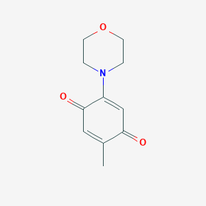 2-METHYL-5-MORPHOLINOBENZO-1,4-QUINONE - 2158-89-6