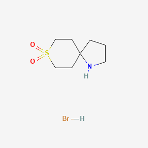 8-Thia-1-azaspiro[4.5]decane 8,8-dioxide hydrobromide - 2173997-08-3