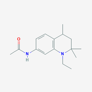 7-Acetamido-1-ethyl-1,2,3,4-tetrahydro-2,2,4-trimethylquinoline - 28321-56-4