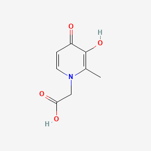 (3-Hydroxy-2-methyl-4-oxopyridin-1(4h)-yl)acetic acid - 60603-99-8