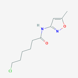 6-chloro-N-(5-methyl-1,2-oxazol-3-yl)hexanamide - 647825-17-0