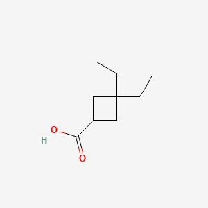 3,3-diethylcyclobutane-1-carboxylic acid - 66016-24-8