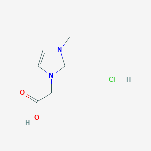 1-(Carboxymethyl)-3-methyl-2,3-dihydro-1H-imidazol-1-ium chloride - 700370-07-6