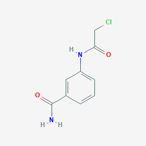 Benzamide, 3-[(chloroacetyl)amino]- - 85126-66-5