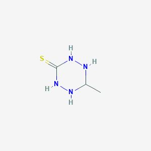 6-Methyl-1,2,4,5-tetrazinane-3-thione - 89093-72-1