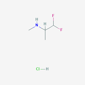 1,1-Difluoro-N-methylpropan-2-amine;hydrochloride - 2402837-24-3