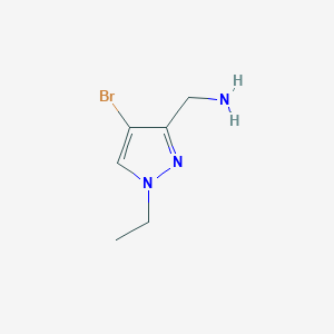 (4-Bromo-1-ethyl-1H-pyrazol-3-yl)methanamine - 1005610-24-1