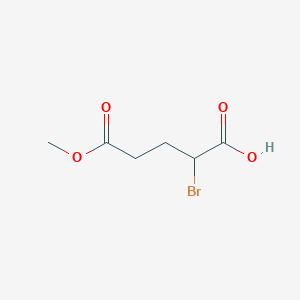 2-bromo-5-methoxy-5-oxopentanoic acid - 95352-12-8